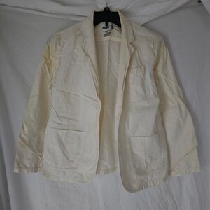 Vintage 70s 80s ivory cotton long sleeve blouse long sleeve